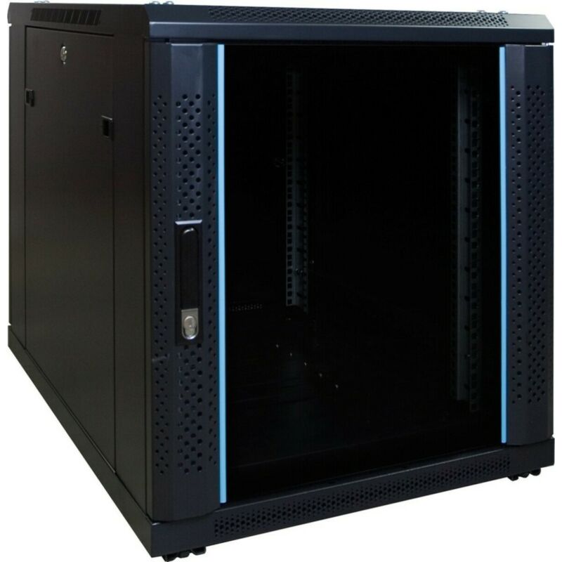 Mini baie de serveur 12U avec porte en verre 600x800x720mm (LXPXH)