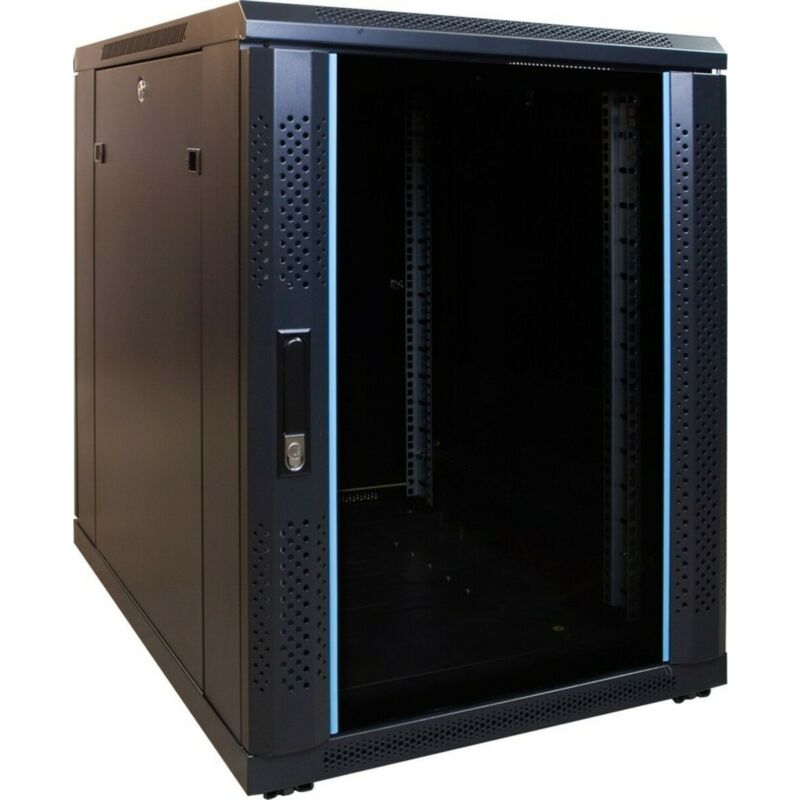 Mini baie de serveur 15U avec porte en verre 600x600x860mm (LXPXH)