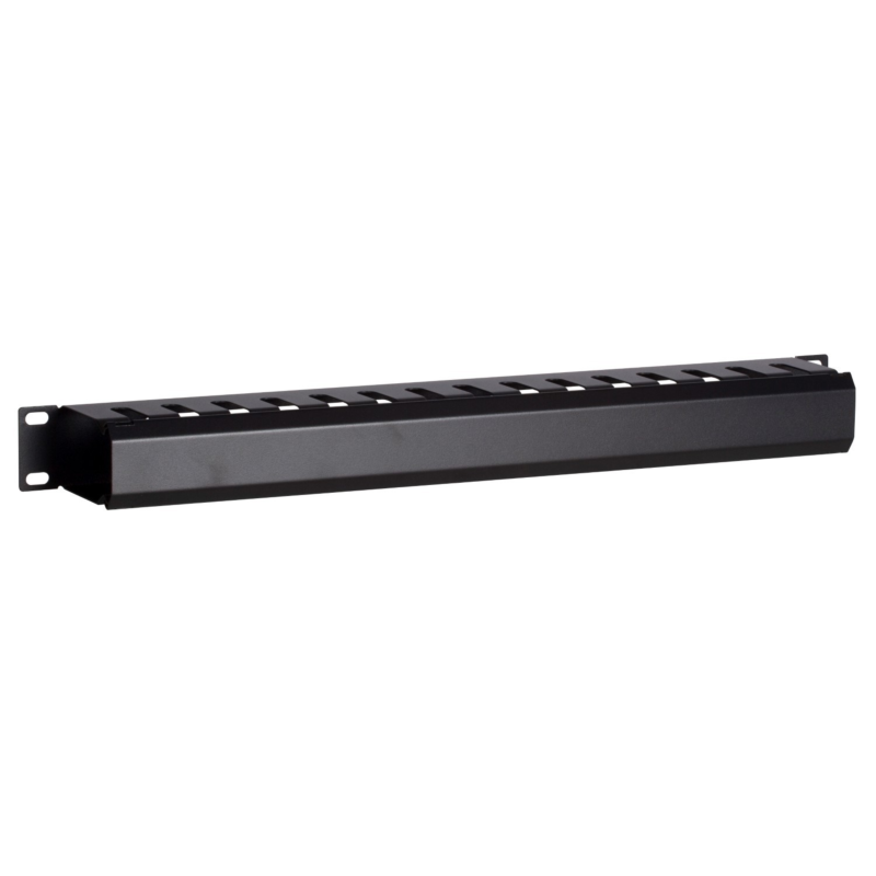 Conduit de câble en métal 1U 19 pouces avec couvercle coulissant