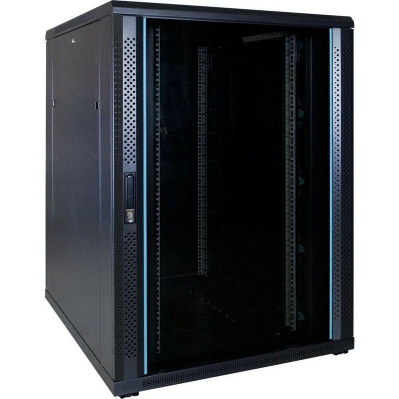 Baie de serveur 22U avec porte en verre 800x1000x1200mm (LXPXH)