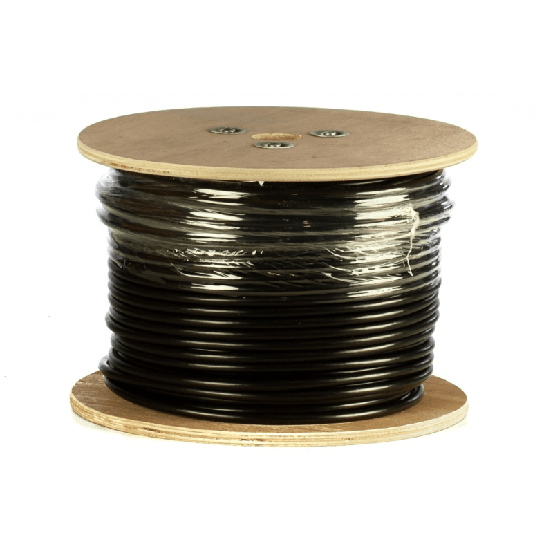 Rouleau câble DANICOM rigide extérieur noir CAT6 FTP PE (FCA) - 50m