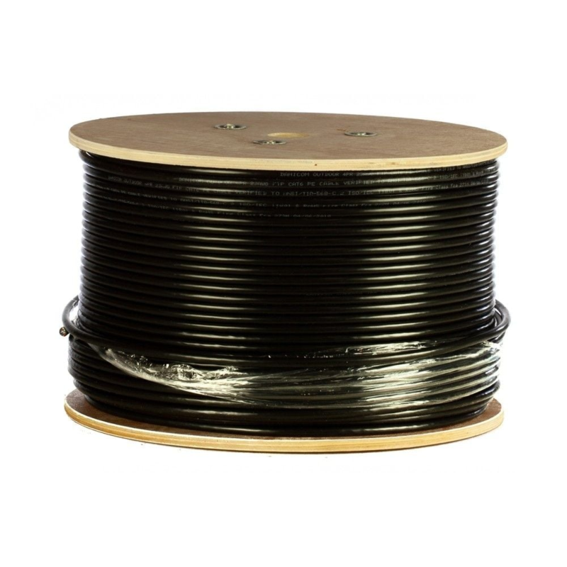 DANICOM CAT7 S/FTP 305 m Câble extérieur rigide sur bobine - PE (Fca)