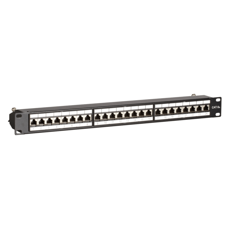 Panneau de brassage CAT6A STP - 24 ports