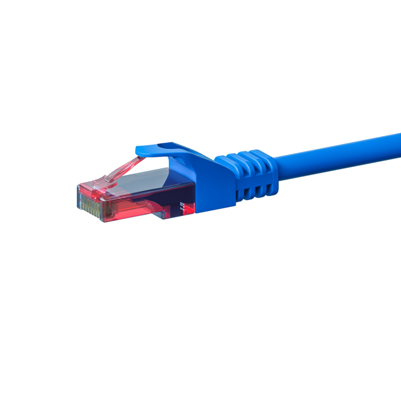 Câble CAT6 UTP 100% cuivre bleu - 20m