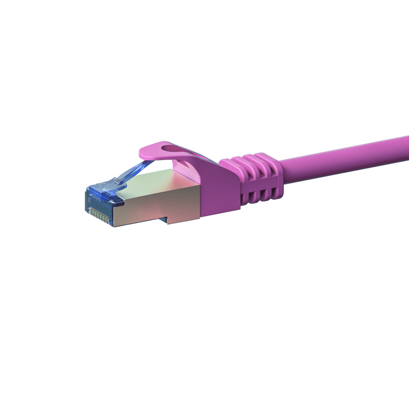 Câble CAT6A S/FTP (PIMF) 100% cuivre rose - 1.50m