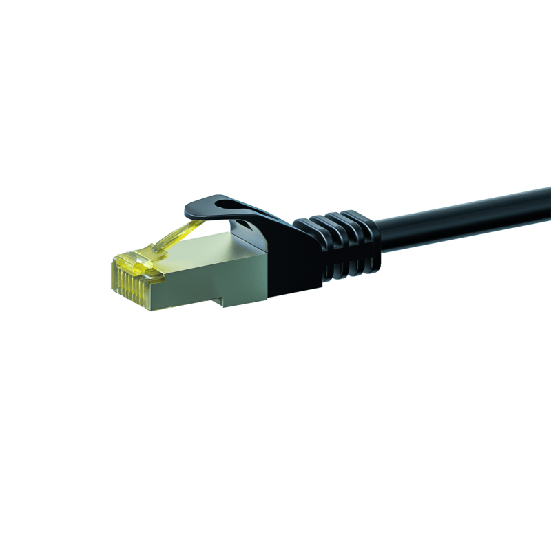 Câble CAT7 SFTP / PIMF Noir - 7.50m