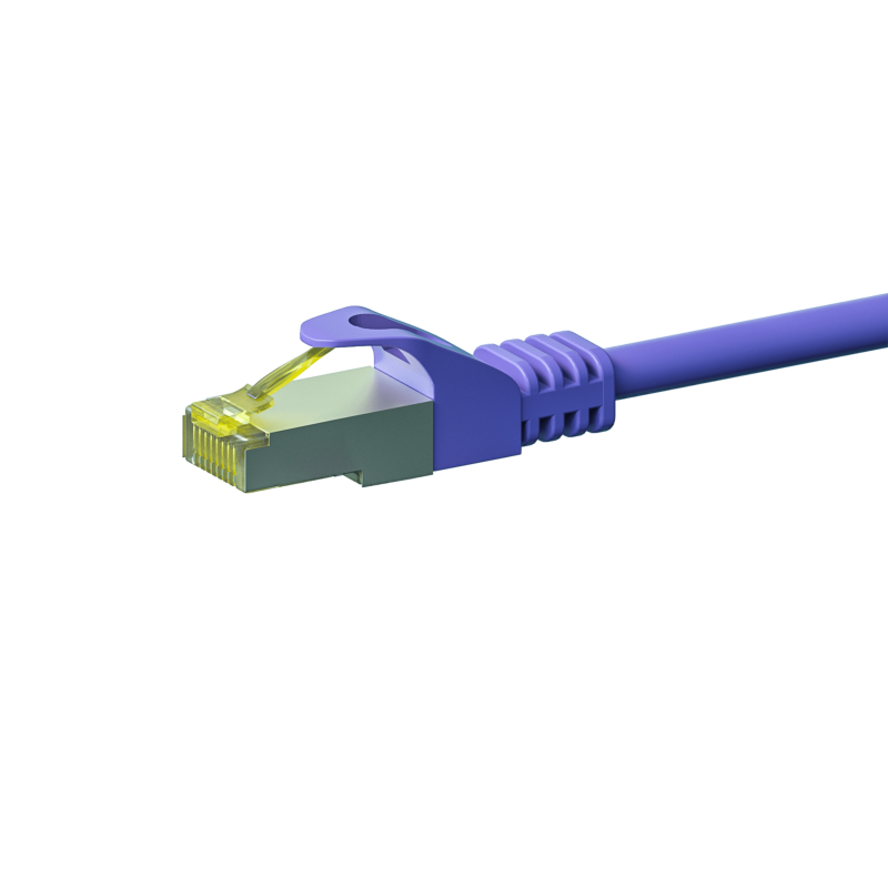Câble CAT7 SFTP / PIMF Violet - 1m