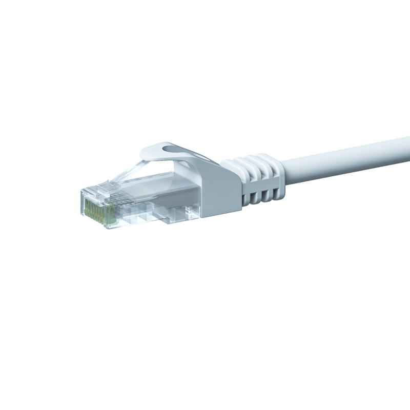 Câble CAT5e UTP CCA blanc - 15m