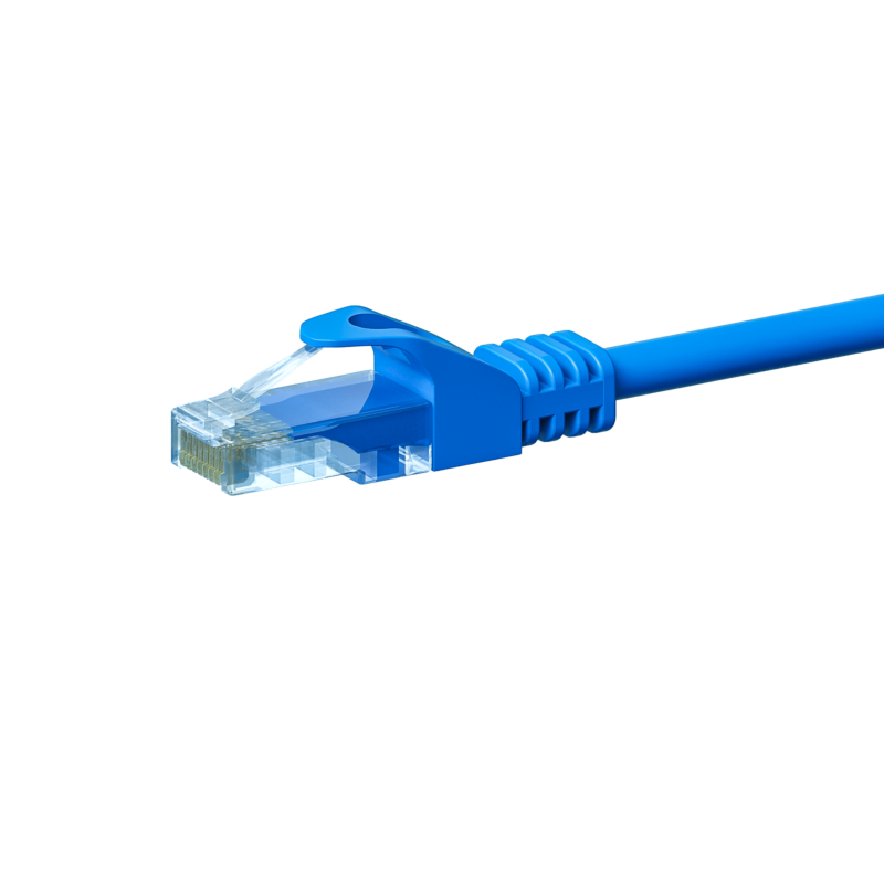Câble CAT5e UTP CCA bleu - 15m