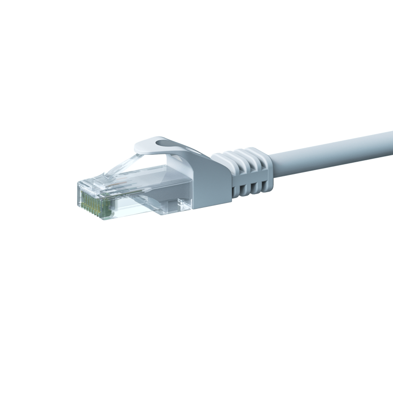 Câble CAT6 UTP CCA blanc - 1.50m