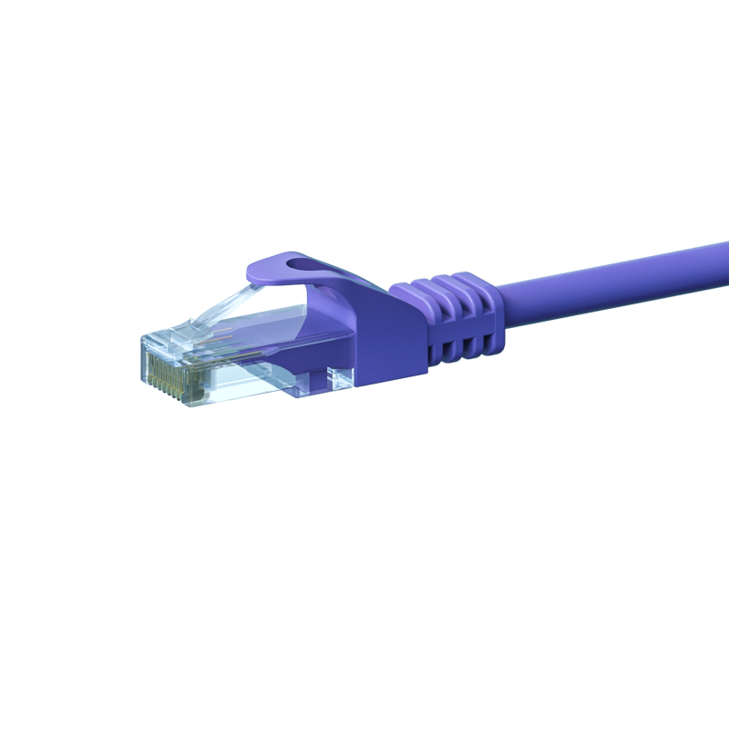 Câble CAT6 UTP CCA violet - 20m