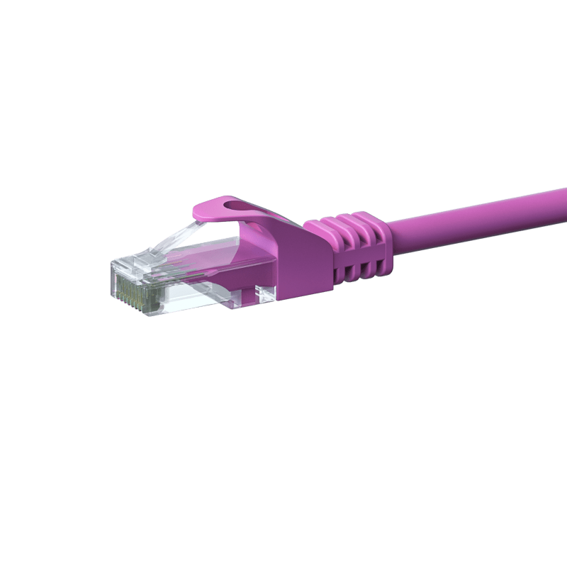 Câble CAT6 UTP CCA rose - 20m