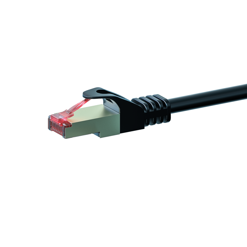 Câble CAT6 SSTP / PIMF Noir - 0.50m