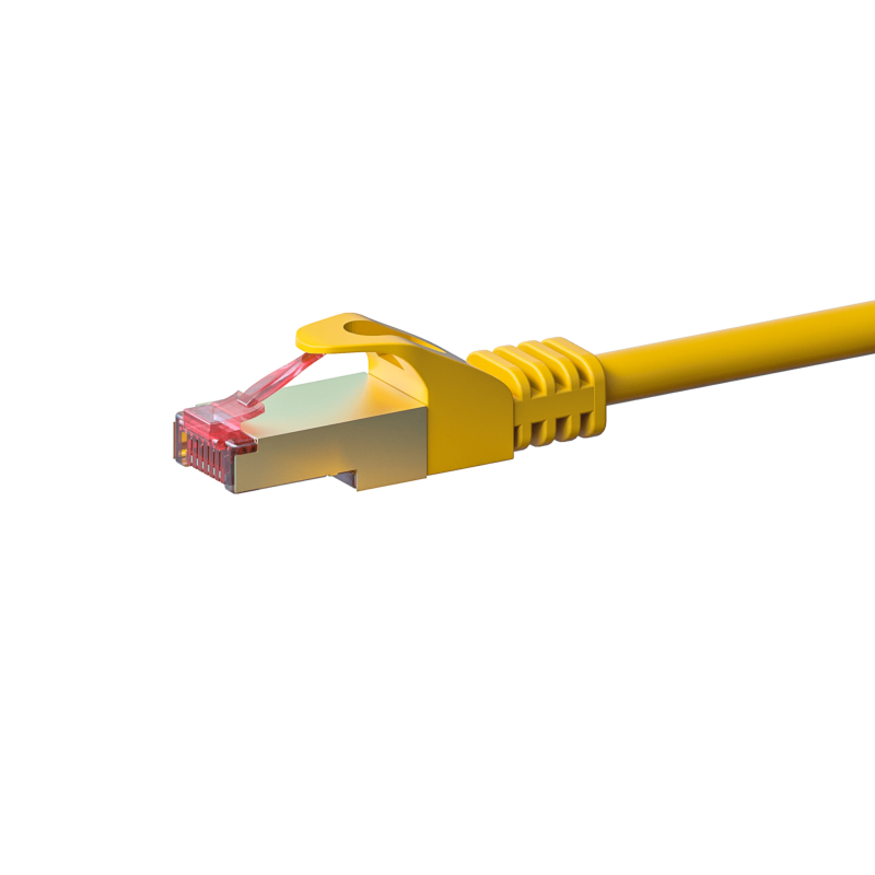 Câble CAT6 SSTP / PIMF Jaune - 10m