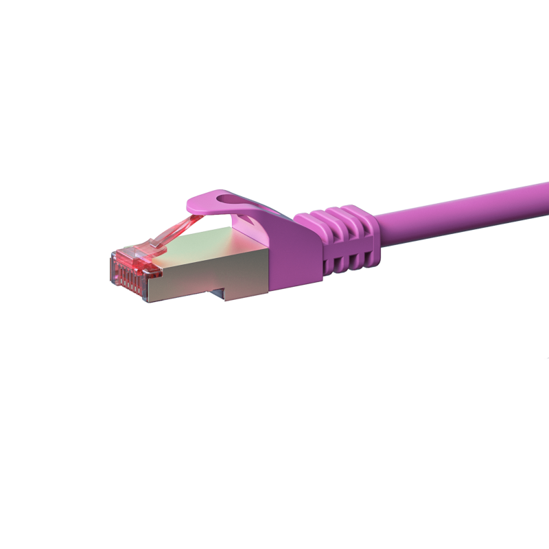Câble CAT6 SSTP / PIMF Rose - 30m