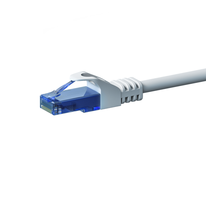 Câble CAT6A UTP 100% cuivre blanc - 20m