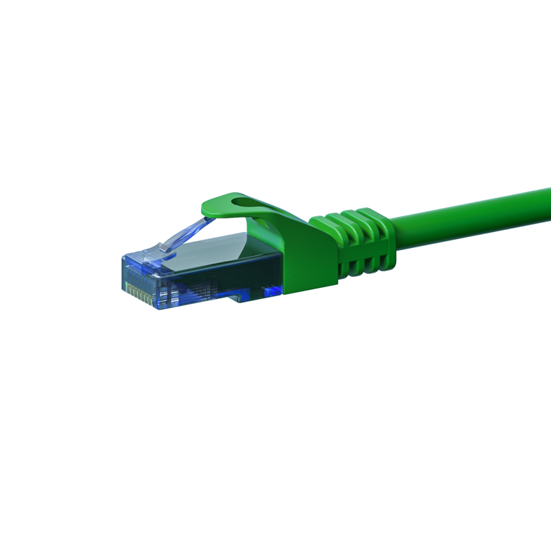 Câble CAT6A UTP 100% cuivre vert - 10m