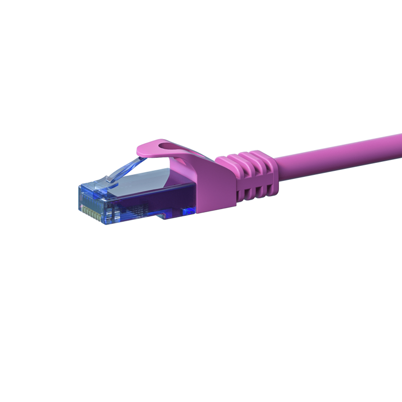 UTP CAT6A 1.50 m rose - 100% cuivre