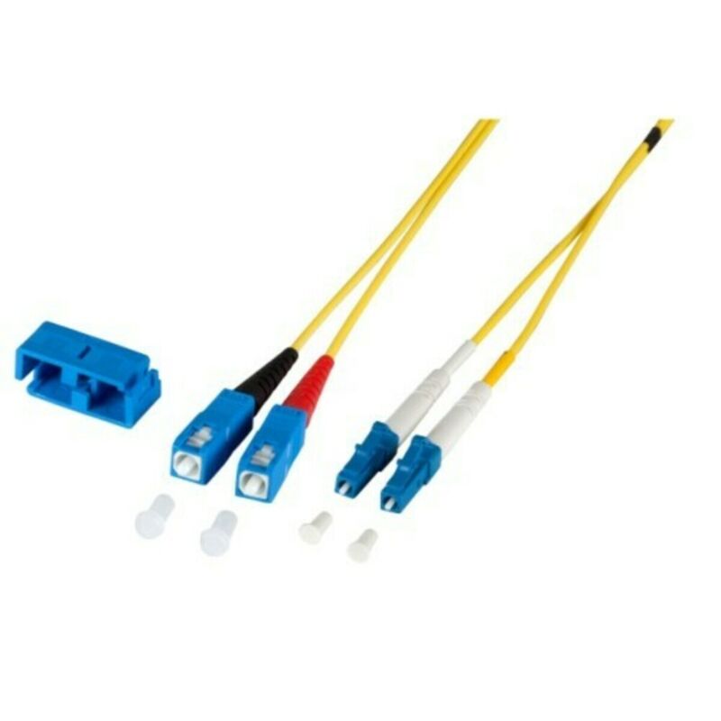 Câble optique à fibre optique duplex OS2 LC-SC 7.50 m