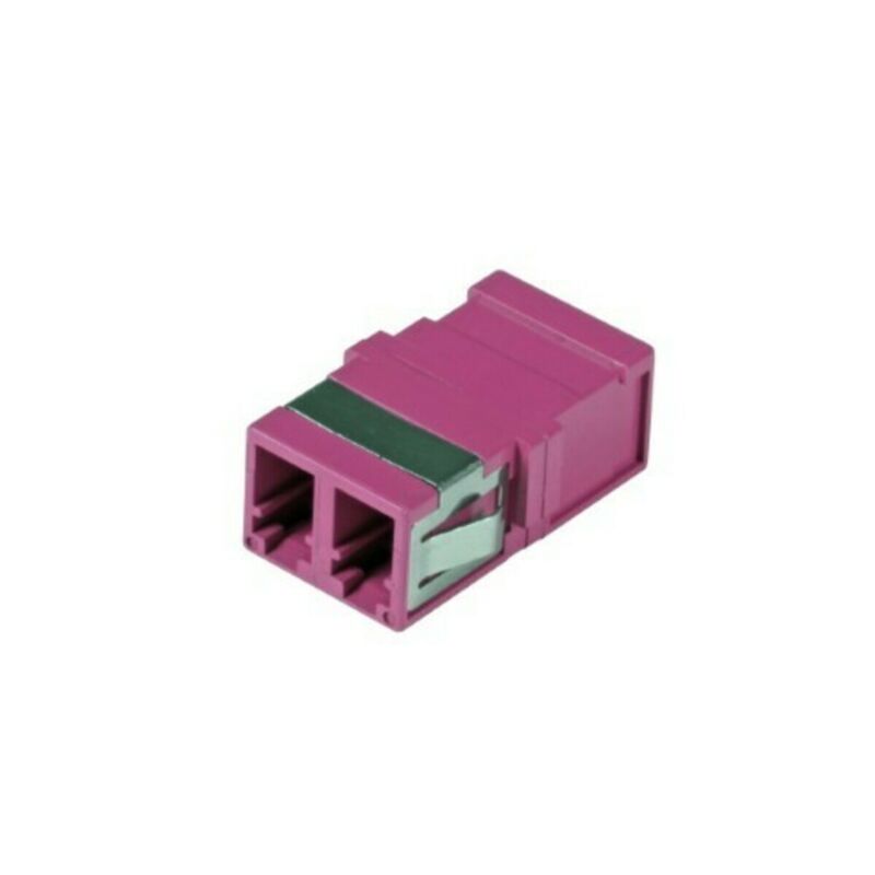 Coupleur Keystone multimode LC-LC Duplex Violet
