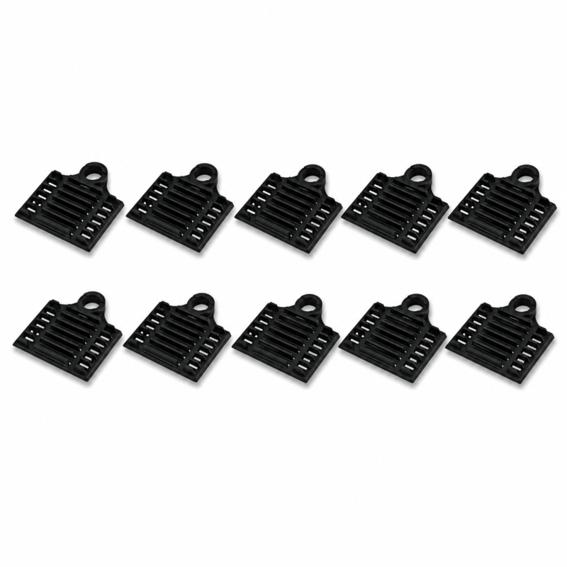 Support d'épissure thermorétractable noir - 10 pièces