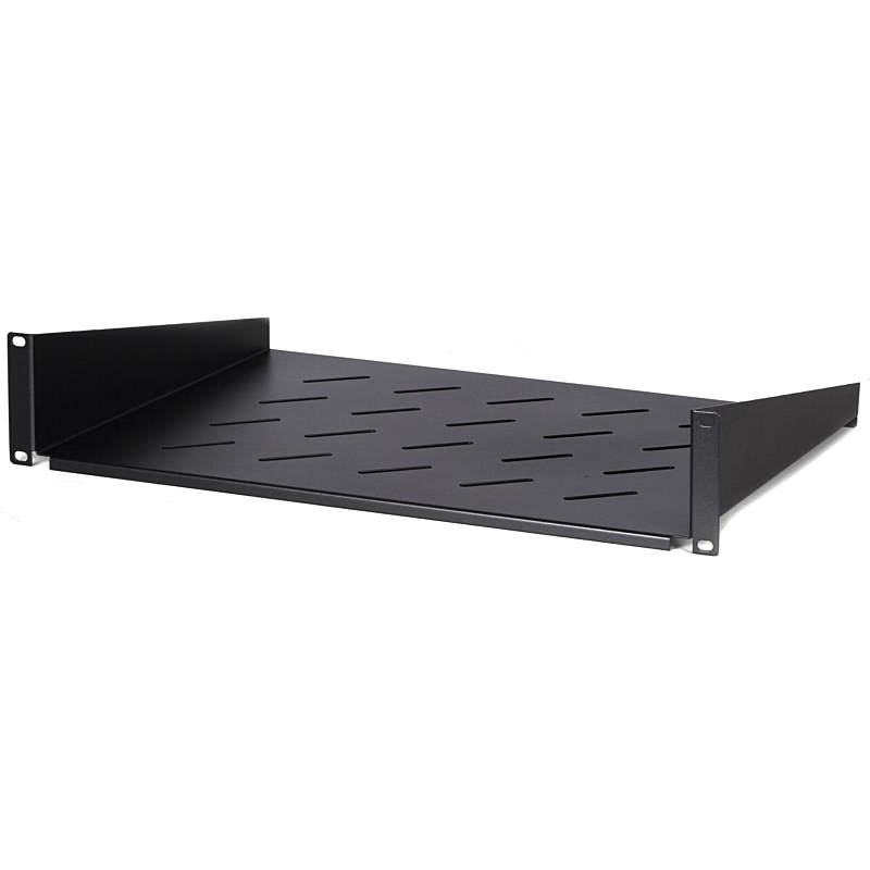 Etagère de 350 mm de profondeur 2U pour baies murales de 450 mm de profondeur (max. 15 kg)