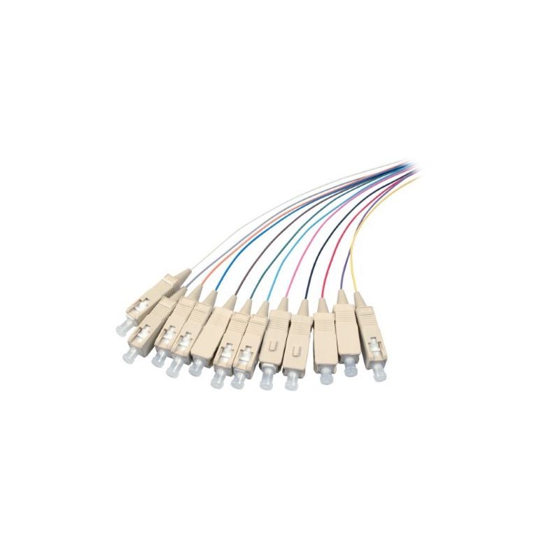 OM4 fibre optique Pigtail Set de couleur SC - 12 pièces
