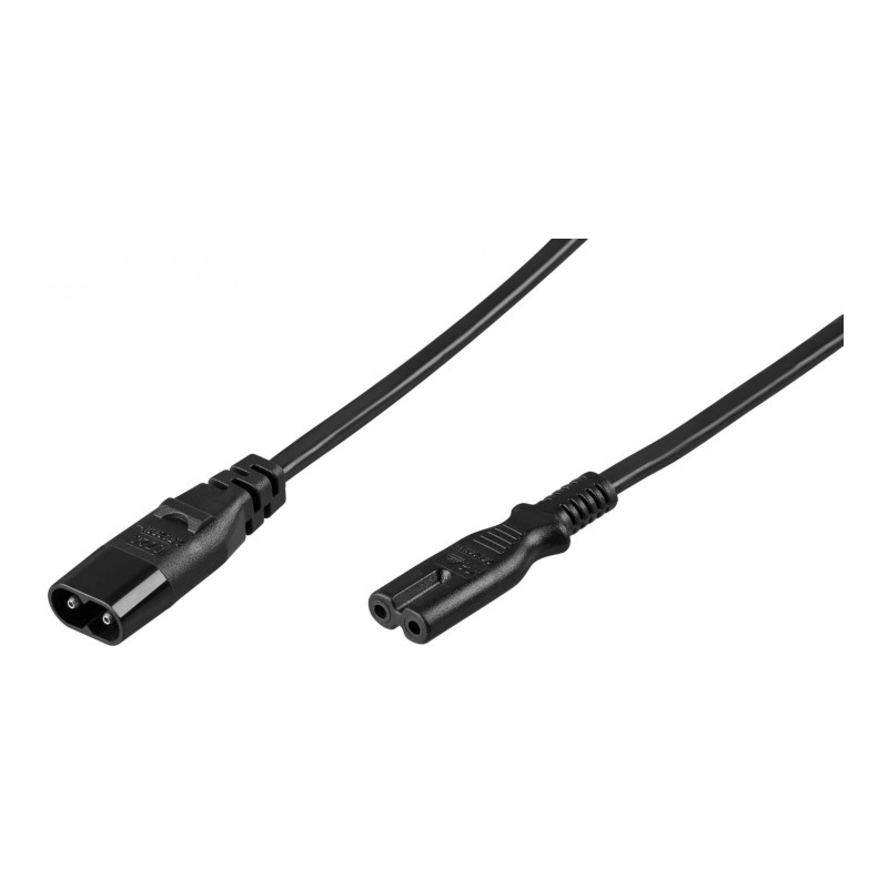 Câble d'alimentation C7 à C8 2M Noir