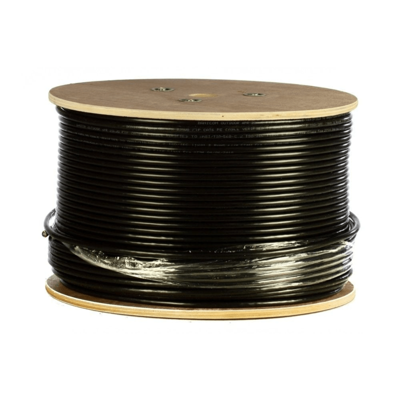 DANICOM CAT7 S/FTP 305 m Câble extérieur rigide sur bobine - PE (Fca)