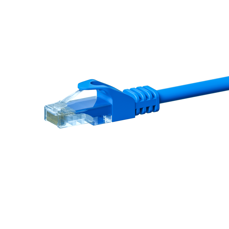 Câble CAT5e UTP CCA bleu - 5m