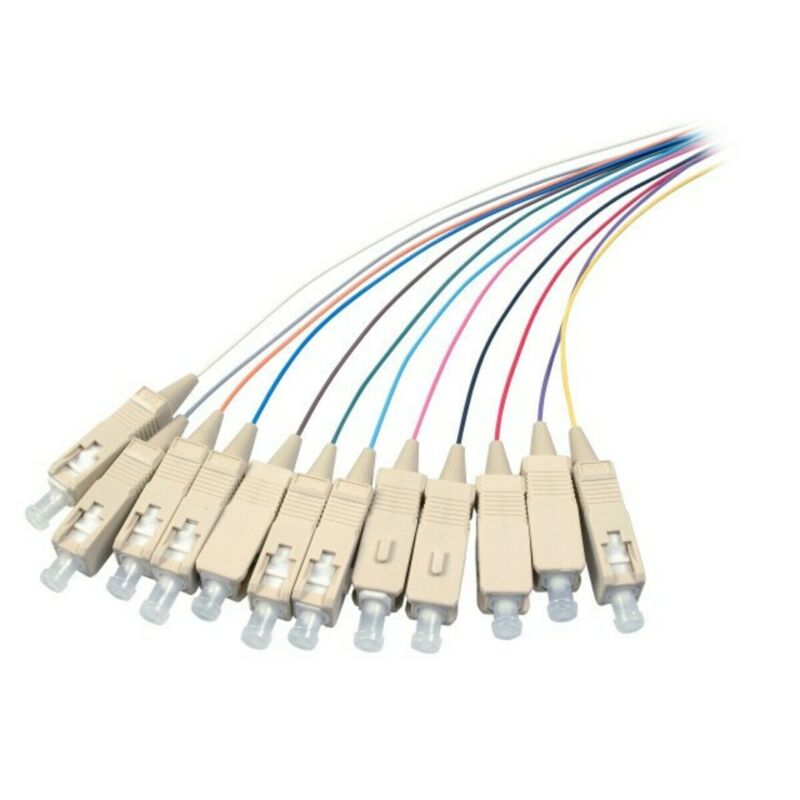 OM3 Pigtail fibre optique de couleur SC - 12 pièces