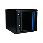 Baie serveur 10 pouces 6U avec porte en verre 370x450x370mm (LxPxH)