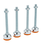 Jeu de pieds réglables extra hauts pour toutes les baies serveurs