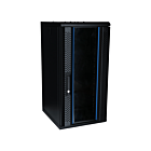 Baie serveur 10 pouces 15U avec porte en verre 370x450x770mm (LxPxH)