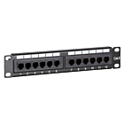 Panneau de brassage de 10 pouces CAT6 UTP - 12 ports