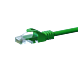 Câble Cat5e UTP 100% cuivre vert - 2m