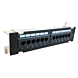 Panneau de brassage mural Cat6a UTP - 12 ports