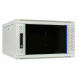 4U Baie murale blanche avec porte en verre 600x600x280mm (LxPxH)