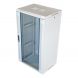 Baie murale blanche 27U avec porte en verre 600x600x1400mm (LxPxH)