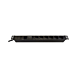 19 inch 6 voudige stekkerdoos 2m zwart - met display