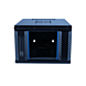 Baie serveur 10 pouces 6U avec porte en verre 370x450x370mm (LxPxH)