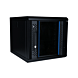 Baie serveur 10 pouces 6U avec porte en verre 370x450x370mm (LxPxH)