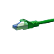 Câble CAT6A S/FTP (PIMF) 100% cuivre vert - 2m