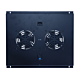 Kit de ventilation avec 2 ventilateurs et thermostat adapté aux armoires serveur autoportantes de 600 mm de profondeur