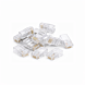 Connecteur RJ45 Cat5e UTP traversant - pour câble flexible et rigide - 10 pièces
