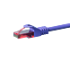 Câble patch UTP CAT6 0,15 m violet - 100 % cuivre