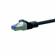 Câble CAT6A S/FTP (PIMF) 100% cuivre noir - 1m