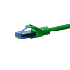 Câble RJ45 CAT6A UTP 100% cuivre vert - 0.15m