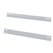 Pack de 2 L-Profil adapté aux baies murales de 600 mm de profondeur - blanc