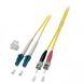 Câble optique à fibres optiques duplex OS2 LC-St 0.50 m